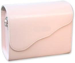 DSstyles Retro PU Leather Camera Shoulder Case Bag Cover for Fujifilm Instax Mini 8 - Pink