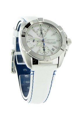 Seiko Velatura Ladies Chrono Quartz Watch SNDZ41P1