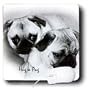 Dogs Pug - Hug a Pug Puppies - Mouse Pads