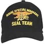 NAVAL SPECIAL WARFARE Seal Team Embroidered Cap, Black