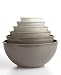 Kitchen & Housewares : Martha Stewart Collection 6-Piece Taupe Melamine Bowl Set