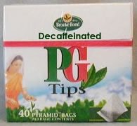 PG Tips 40 Decaffeinated Tea Bags by Unilver