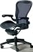 Aeron(R) Chair Highly Adjustable Model with Graphite Frame Classic Carbon with Lumbar Support Size C