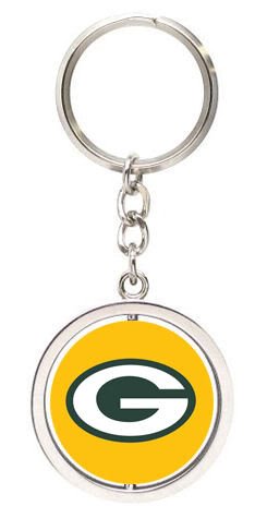 Green Bay Packers - NFL Spinning Logo Keychain