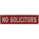 Signs: 2x8 No Solicitors Sign
