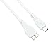 USB 3.1 Type C,NewLobo(TM) 1Pack 3.3ft/1m Reversible Design Hi-speed Micro USB 3.1 Type C Male to Standard Type MircoB USB 3.0 Male Data Cable for Apple New Macbook 12 Inch, Nokia N1, Tablet, Mobile Phone and Other Type-C Supported Devices (3.3ft/1m,1Pack)-White
