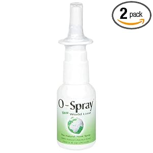 O-Spray Natural Nasal Spray, World Lime, 1-Ounce Bottles (Pack of 2) by Bioponic Phytoceuticals