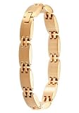 Yellow Goldplated Stainless Steel Classic Bracelet