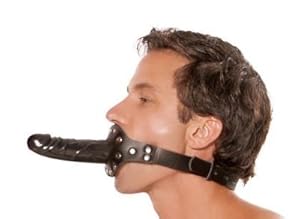 Fetish Fantasy Deluxe Ball Gag With Dong, Black