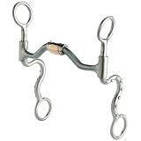 FG Collection by Metalab Stainless Steel Brushed Low Port Hinged Futurity Bit - Stainless Steel Brushed - 5