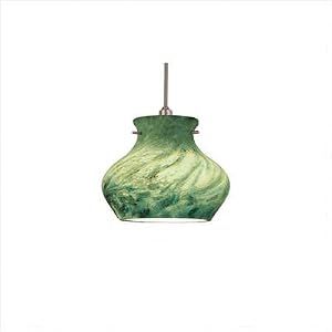 Moss Line Voltage Track Mount Pendant Kit in Brushed Nickel Track Type: Juno Series
