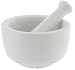 2-1/2-Inch Porcelain Mortar and Pestle, White