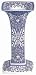 Spode Blue Room Judaica Sabbath Candlesticks - Pair
