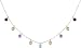 Sterling Silver Multi-Gemstone Cleopatra Necklace