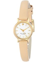 kate spade new york Womens 1YRU0372 "Tiny Metro" Beige Watch