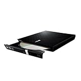 ASUS External Slim Black 8X DVD-RW Stylish Diamond Cut Design Optical Drive SDRW-08D2S-U/B/G/ACI/AS