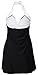 Simplicity Women's Plus Size One Piece Halter Sailor Swimsuit Cover Up Swimdress