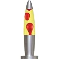Motion Lamp - Silver Red Wax/ Yellow Liquid (13")