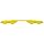 Cross-Guard CPRL-1X125-Y Polyurethane ADA Compliant Rail for Linebacker GP 1 Channel Heavy Duty Cable Protectors, Yellow, 1.5" Length, 47.5" Width, 2" Height
