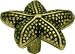 Belwith PA0111-AM - Theme Knob - Starfish, Length 1-1/2, Antique