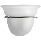 Progress Lighting P7181-09 Torino 1-Light Wall Sconce in Brushed Nickel - P7181-