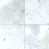 CARRARA VENATO MARBLE 6x6" SQUARE HONED TILE
