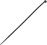 モリス製品20236紫外線ブラックナイロンケーブルタイ40Lb 8で。 100のパック