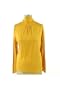 August Silk Scrunch Mock Neck Long Sleeve Top