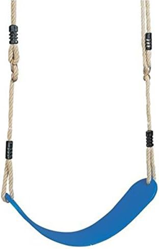 Mr Jacen Children swing,Color EVA soft board U-swing,Outdoor playground swing horizontal bar accessories(Blue)