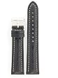 Watchband Genuine Crocodile 20mm Black Watchband Genuine Crocodile 20mm Black