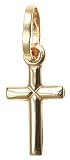 14k Yellow Gold Cross Charm