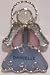 Best Grandma personalized stained glass ornament