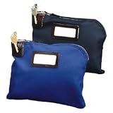 MMF Industries 2330881W08 Seven-pin security bag with 2 keys, 18-oz. duck, 11w x 8-1/2h, navy