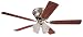 Westinghouse 7861600 Contempra IV Four-Light 52-Inch Five-Blade Ceiling Fan, Brushed Nickel with Frosted Ribbed Globes