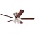 Westinghouse 7861600 Contempra IV Four-Light 52-Inch Five-Blade Ceiling Fan, Brushed Nickel with Frosted Ribbed Globes