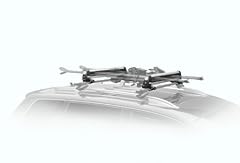 Thule Universal Flat Top 6pr Fat Skis with Locks Roof Rack Bars 