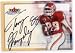 2000 Fleer Tradition Autographics #60 Tony Gonzalez - Kansas City Chiefs (Autographed Card) (Football Cards)