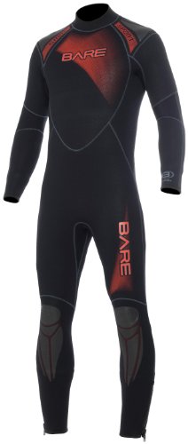 BARE Herren Tauchanzug SPORT-5 FULL, rot, L, 48901 L im Preisvergleich 