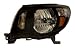 Anzo USA 121191 Toyota Tacoma Black With Amber Reflectors Headlight Assembly - (Sold in Pairs)