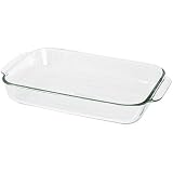 Pyrex Bakeware 2-Quart Oblong Baking/Serving Dish, Clear