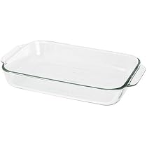 Pyrex Bakeware 2-Quart Oblong Baking/Serving Dish, Clear