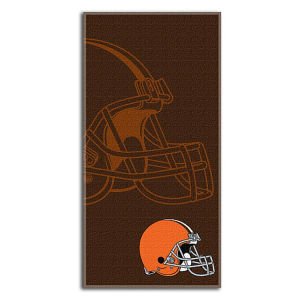 Cleveland Browns Shadow Series Beach Towel