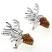Deer Cufflinks Gift Boxed(wedding cufflinks,jewelry for men,gift for groom)