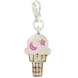 Ice Cream Cone Clasp Charm