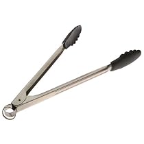 Amco Stainless-Steel and Nylon Locking Tongs