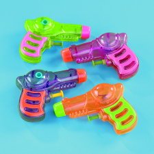 Childrens Toyshop  Toys : Neon Grip Squirt Guns - 12 pieces