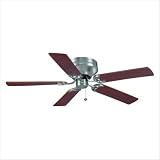 Casablanca Fans 82U45D 52 Four Seasons III Hugger Indoor Flush Mount Brushed Nickel Ceiling Fan