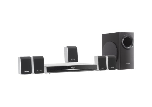 Panasonic SC-PT 480 EG-S 5.1 DVD Heimkinosystem (iPod/ iPhone ready, HDMI, 1000 Watt RMS, USB) silber