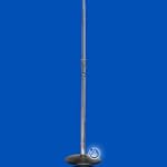 Atlas Sound MS20 Heavy Duty Round Base Mic Stand (Chrome)