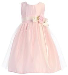 Girls Satin/Tulle Vintage Flower-Girl Dress/Pageant Dress 